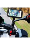 JX-100 XL 6.5 Motorsiklet ve Bisiklet Telefon Tutucu Ayna Bağlantılı