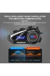 K20 FM BT 5.1 Kulaklık Sesli Asistan Gürültü Engelleme Su Geçirmez Kask Kulaklığı