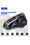 K20 FM BT 5.1 Kulaklık Sesli Asistan Gürültü Engelleme Su Geçirmez Kask Kulaklığı