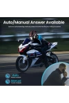K20 FM BT 5.1 Kulaklık Sesli Asistan Gürültü Engelleme Su Geçirmez Kask Kulaklığı