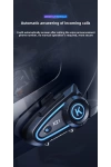 K21 intercom BT 5.3 1200mah 30H Ledli Asistanlı Gürültü Önlemeli IPX6 Waterproof Motosiklet Kask Kulaklığı