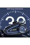K21S 2X interkom BT 5.3 RGB Asistanlı 1200mah Gürültü Önleme Motosiklet Kask Kulaklığı