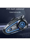 K21S 2X interkom BT 5.3 RGB Asistanlı 1200mah Gürültü Önleme Motosiklet Kask Kulaklığı