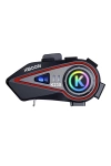 K23S 2X BT5.3 intercom RGB Sesli Asistan Gürültü Engelleme Su Geçirmez Kask Kulaklığı