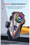 K23S 2X BT5.3 intercom RGB Sesli Asistan Gürültü Engelleme Su Geçirmez Kask Kulaklığı