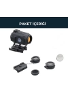 Maverick-IV 1x20 Mini Reflex Sight MIL RUBBER SIYAH