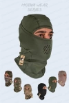 Motosiklet Outdoor Taktik Askeri Boyunluk Maske Balaklava Haki Yeşil