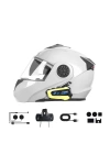 N3X Motosiklet Kask Bluetooth intercom Kulaklık – Bluetooth 5.4, IP56 Suya Dayanıklı, 1000mAh Uzun Ömürlü Batarya