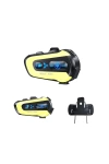 N3X Motosiklet Kask Bluetooth intercom Kulaklık – Bluetooth 5.4, IP56 Suya Dayanıklı, 1000mAh Uzun Ömürlü Batarya