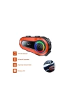 Q08-2X RGB Işıklı Intercom Motosiklet Bluetooth Kulaklık Seti – 2 Kişilik Bağlantı / 1000mAh / IP65