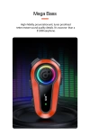 Q08-2X RGB Işıklı Intercom Motosiklet Bluetooth Kulaklık Seti – 2 Kişilik Bağlantı / 1000mAh / IP65