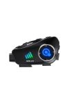 Q28 2X Motosiklet Kask Bluetooth İnterkomlu Kulaklık 1080p Kamera Su Geçirmez Intercom