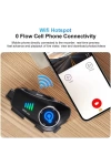 Q28 2X Motosiklet Kask Bluetooth İnterkomlu Kulaklık 1080p Kamera Su Geçirmez Intercom