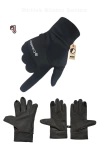 Softshell Unisex Oversize Siyah Bisiklet, Motosiklet Eldiven Dokunmatik Kışlık Suya Dayanıklı, Polarlı, Kaymaz Avuçiçi