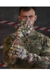 Su Geçirmez Softshell Multicam Motosiklet Taktik Askeri Spor Kışlık Kar Balıkçı Eldiveni