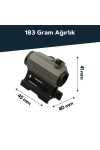 Vector Optics Maverick GEN3 TAN 1x22 Çöl Rengi Kauçuk Kaplı Red Dot Nişangah