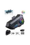Y10-2X Motosiklet Bluetooth Kask Kulaklık – IPX6 Su Geçirmez, 1000M Interkom, 30 Saat Konuşma Süresi, 2in1 Mikrofon Seti