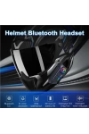 Y10 Motosiklet Bluetooth Kask Kulaklık – IPX6 Su Geçirmez, 1000M, 30 Saat Konuşma Süresi, 2in1 Mikrofon Seti