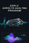 Y12 Motosiklet Kask Kulaklık Bluetooth 5.4 Intercom Ses Asistanlı