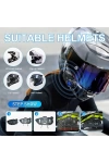 Y5X Motosiklet Kask Bluetooth Kulaklık 4lü Interkom Destekli, IPX6 Su Geçirmez, 1000mAh Batarya