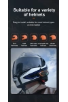 Y80 2X Intercom Motosiklet Kask Kulaklığı 32H 1000mAh 500m Bağlantı, NC Gürültü Engelleme, IP67, BT 5.3 İnterkom