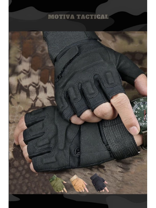 Blackhawk Combat Siyah Taktik Motosiklet Bisiklet Airsoft Eldiven