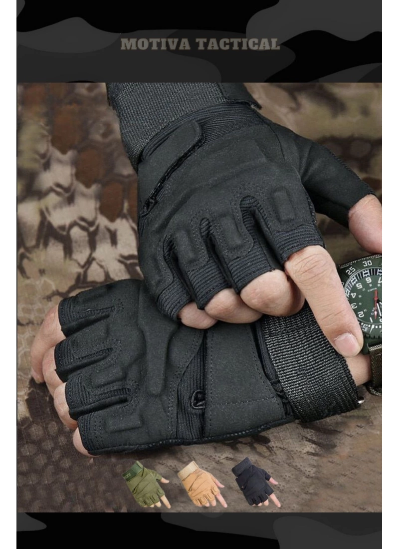 Blackhawk Combat Siyah Taktik Motosiklet Bisiklet Airsoft Eldiven