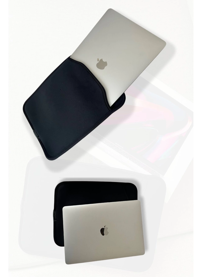 Macbook Neopren 13inç  Notebook Kılıfı Taşıma Çantası Apple Çanta Organizer 24,5x33x2