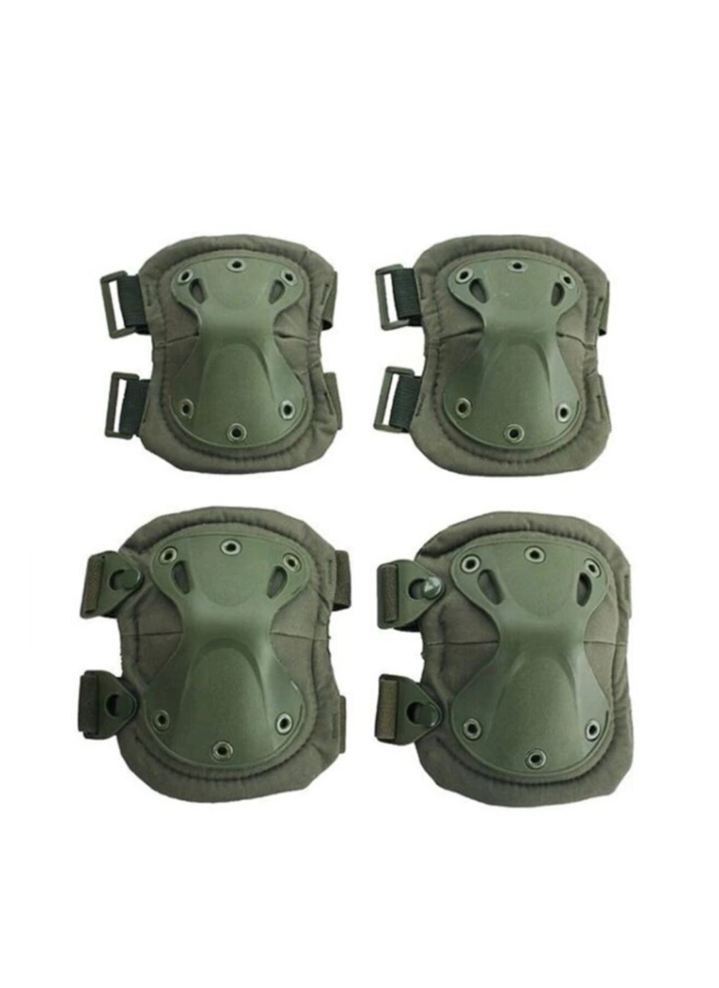 Dizlik Ve Dirseklik Koruma Seti Army Green Airsoft