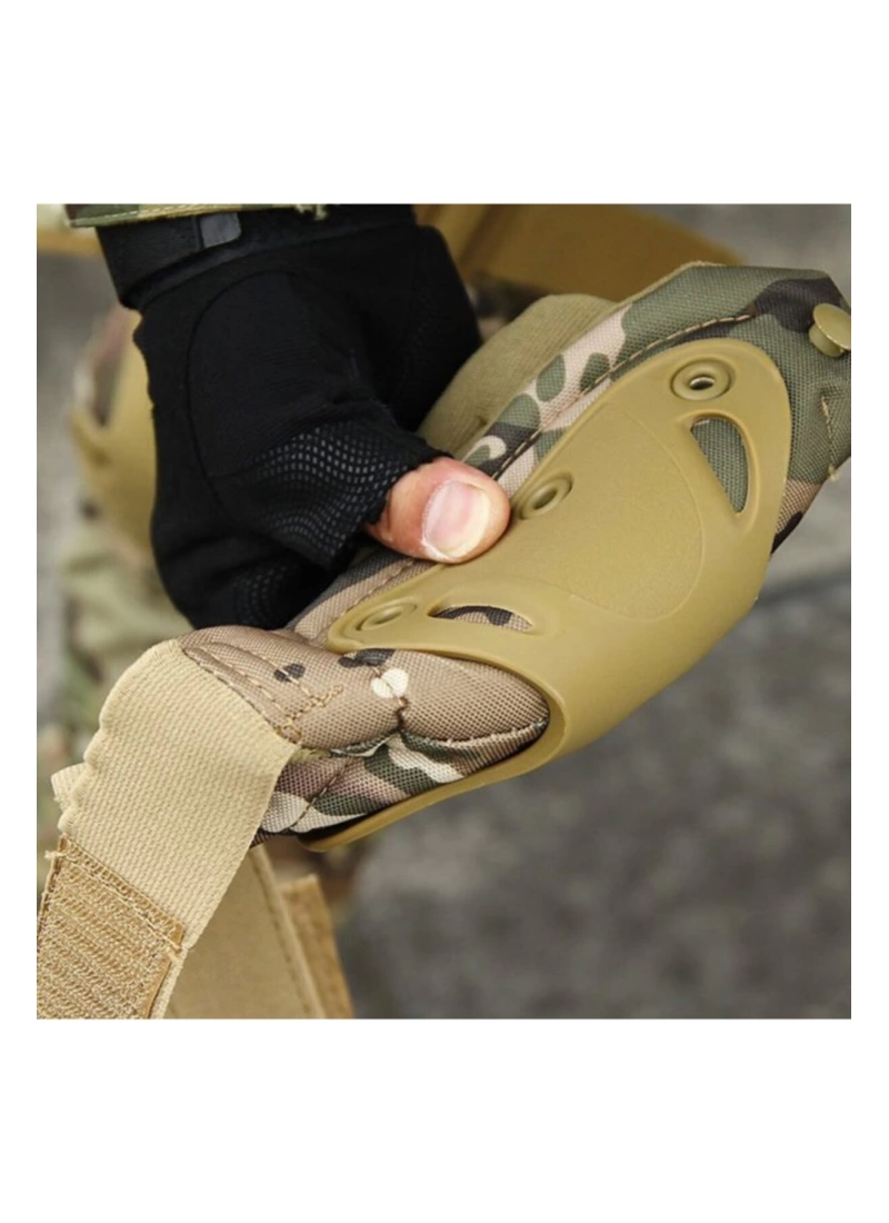 Dizlik Ve Dirseklik Koruma Seti Army Green Airsoft