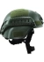 Airsoft Raylı Koruyucu Kask Miğfer Haki Yeşil