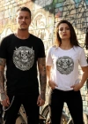 Skull Medallion Printed Crew Neck T-Shirt