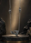 Dark Totem Viking Baltası Gümüş Kolye