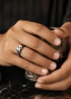 Oxidierter Totenkopf Silber Ring