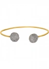 Special surface coated Markus and Herera medal bracelet