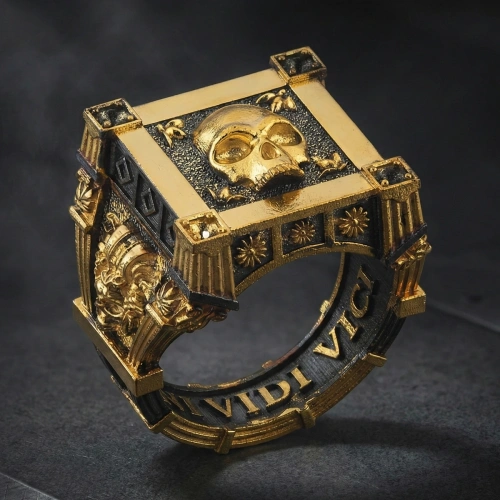 Kurukafa Gümüş Yüzük (Veni Vidi Vici)