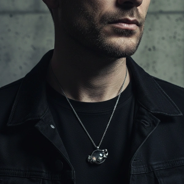 Dolunay Bereket Döngü  Unisex Kolye