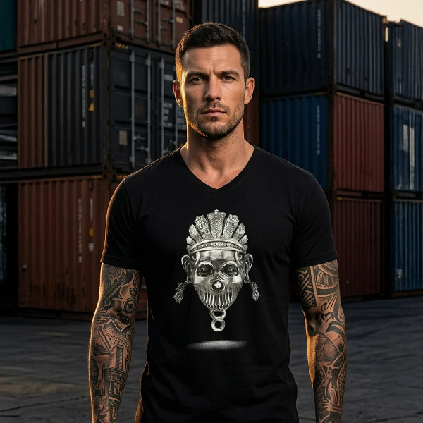 Festival Printed Crew Neck T-Shirt