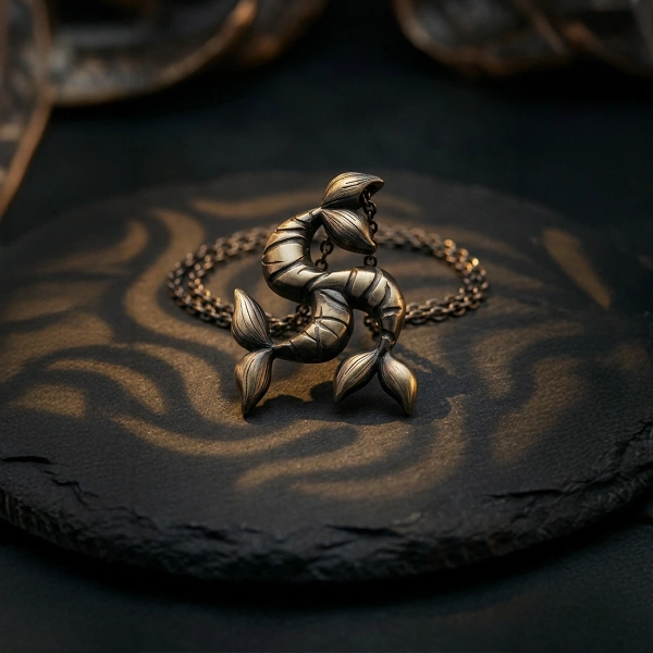 Kelt Balık Bolluk Bereket Kolye