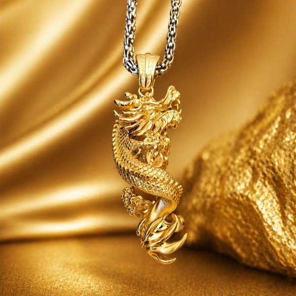 Ejderha Gümüş Kolye