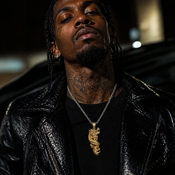 Ejderha Gümüş Kolye