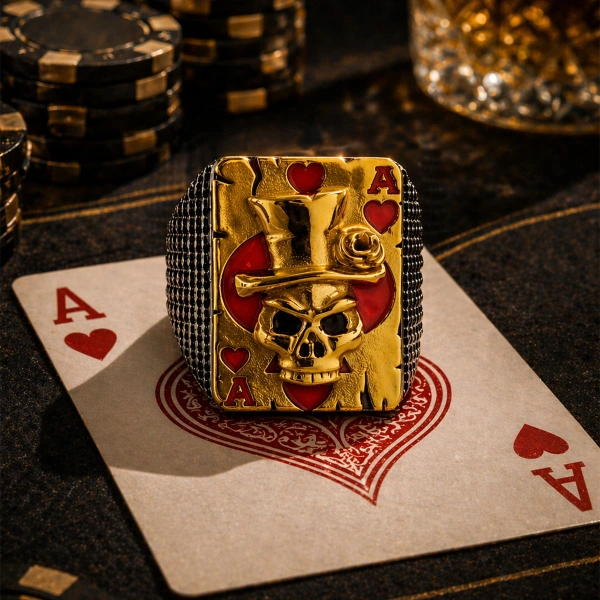 Kralın Kalbi Gümüş Yüzük