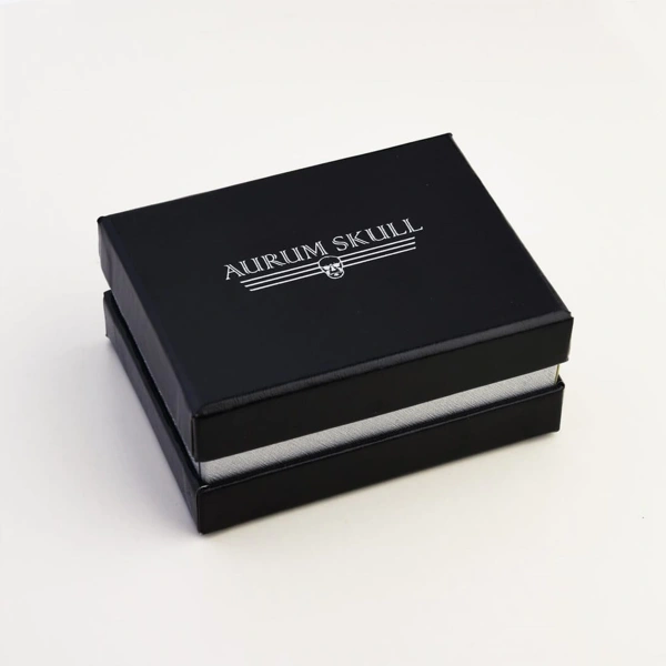 Çift Renk Kurukafa Örme Metal Bileklik