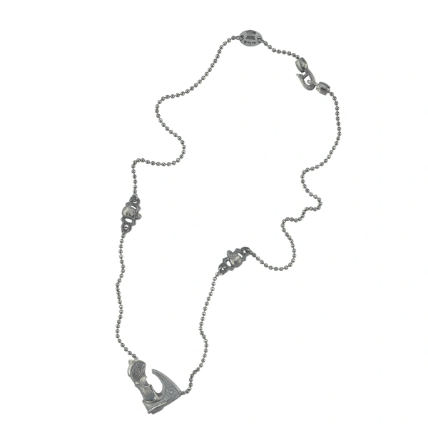 Dark Totem Viking Baltası Gümüş Kolye