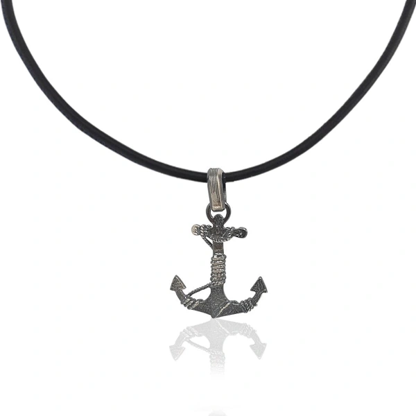 Doğal Derili Çapa Kolye