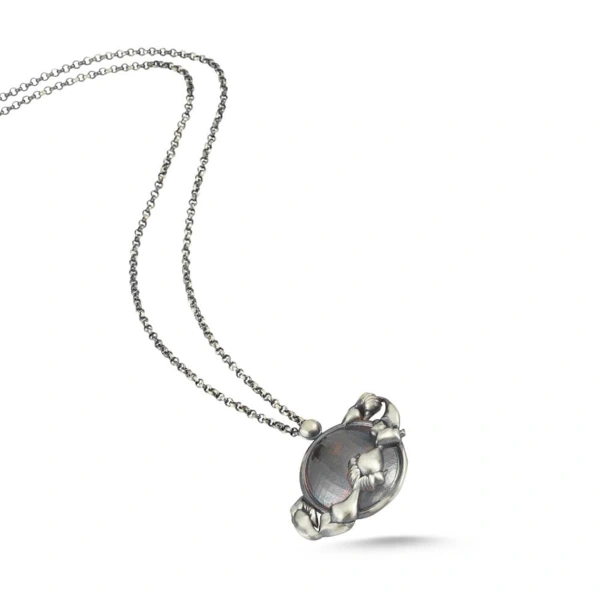 Dolunay Bereket Döngü  Unisex Kolye