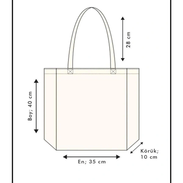 Ham Keten Logolu Çanta