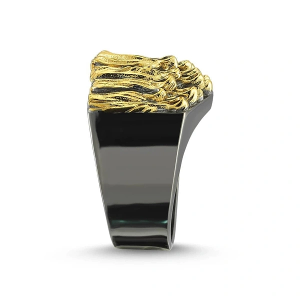 Hayalet Figürlü Metal Yüzük