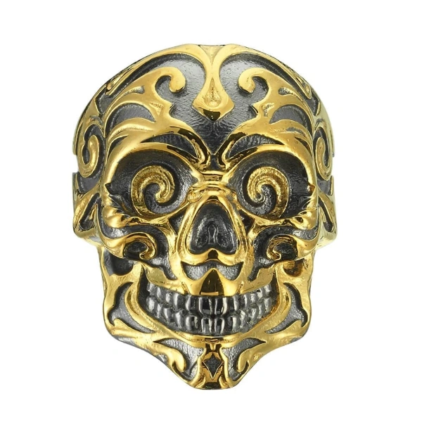 Joker Kuru Kafa Metal Yüzük