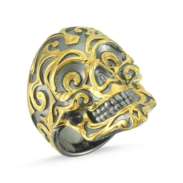 Joker Kuru Kafa Metal Yüzük